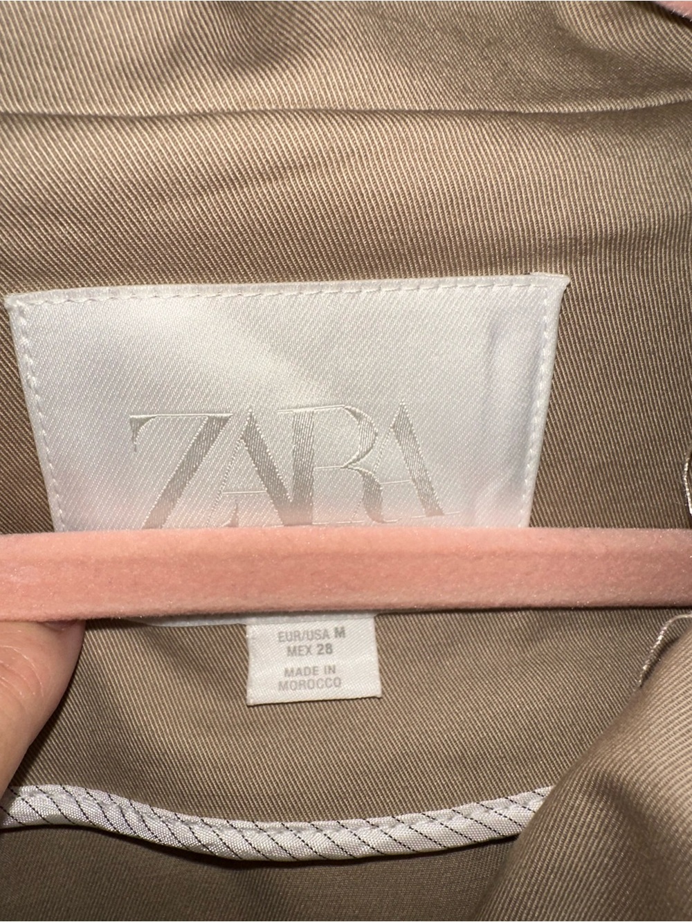 ZARA OVERSIZE TRENCH COAT WITH SCARF ZW LIMITED EDITION NEW SS26 Size M - Picture 13 of 15